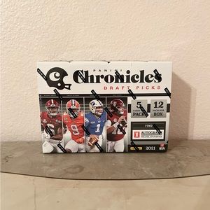 2021 PANINI CHRONICLES DRAFT PICKS NFL MEGA BOX **NEW-SEALED** 1 AUTO PER BOX